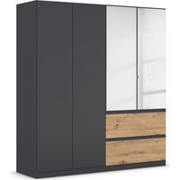 rauch Drehtürenschrank "Kleiderschrank Schrank Garderobe Wäscheschrank COSTA in 3 Breiten", mit Spiegel, grifflose Front und Push-to-Open Funktion MADE IN GERMANY von Rauch