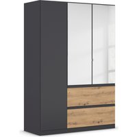 rauch Drehtürenschrank "Kleiderschrank Schrank Garderobe Wäscheschrank COSTA in 3 Breiten", mit Spiegel, grifflose Front und Push-to-Open Funktion MADE IN GERMANY von Rauch