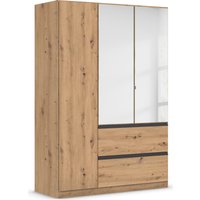 rauch Drehtürenschrank "Kleiderschrank Schrank Garderobe Wäscheschrank COSTA in 3 Breiten", mit Spiegel, grifflose Front und Push-to-Open Funktion MADE IN GERMANY von Rauch