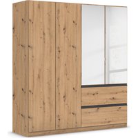 rauch Drehtürenschrank "Kleiderschrank Schrank Garderobe Wäscheschrank COSTA in 3 Breiten", mit Spiegel, grifflose Front und Push-to-Open Funktion MADE IN GERMANY von Rauch