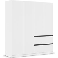 rauch Drehtürenschrank "Kleiderschrank Schrank Garderobe Wäscheschrank COSTA in 3 Breiten", viel Platz, grifflose Front und Push-to-Open Funktion MADE IN GERMANY von Rauch