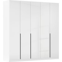 rauch Drehtürenschrank "Kleiderschrank Schrank Garderobe AGORDO TOPSELLER Schlafzimmer", (in zwei Griff-Farben mit Dekor- oder Hochglanzfront), durchdachte Innenausstattung, in 6 Breiten und 2 Höhen MADE IN GERMANY von Rauch