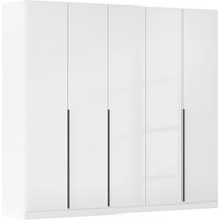 rauch Drehtürenschrank "Kleiderschrank Schrank Garderobe AGORDO TOPSELLER Schlafzimmer", (in zwei Griff-Farben mit Dekor- oder Hochglanzfront), durchdachte Innenausstattung, in 6 Breiten und 2 Höhen MADE IN GERMANY von Rauch