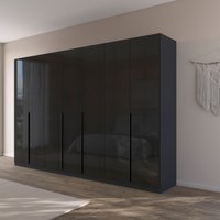rauch Drehtürenschrank "Kleiderschrank Schrank Garderobe AGORDO TOPSELLER Schlafzimmer", (in zwei Griff-Farben mit Dekor- oder Hochglanzfront), durchdachte Innenausstattung, in 6 Breiten und 2 Höhen MADE IN GERMANY von Rauch