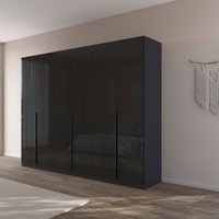 rauch Drehtürenschrank "Kleiderschrank Schrank Garderobe AGORDO TOPSELLER Schlafzimmer", (in zwei Griff-Farben mit Dekor- oder Hochglanzfront), durchdachte Innenausstattung, in 6 Breiten und 2 Höhen MADE IN GERMANY von Rauch
