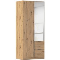 rauch Drehtürenschrank "Kleiderschrank Schrank Garderobe AGORDO mit Dekor- oder Hochglanzfront", (in zwei Griff-Farben mit Dekor- oder Hochglanzfront), mit Außenschubkästen, in 6 Breiten und 2 Höhen MADE IN GERMANY von Rauch