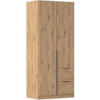 rauch Drehtürenschrank "Kleiderschrank Schrank Garderobe AGORDO mit Dekor- oder Hochglanzfront", (in zwei Griff-Farben mit Dekor- oder Hochglanzfront), mit Außenschubkästen, in 6 Breiten und 2 Höhen MADE IN GERMANY von Rauch