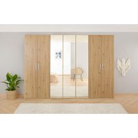 rauch Drehtürenschrank "Kleiderschrank Schrank Garderobe Ankleide KOLUNA mit Dekor-Front" Breiten 181/226/271/315 cm Höhen 210/229 cm, mit Spiegel, inkl. 2 Innenschubladen sowie extra Böden rauch Drehtürenschrank "Kleiderschrank Schrank Garderobe Ankleide KOLUNA mit Dekor-Front" Breiten 181/226/271/315 cm Höhen 210/229 cm, mit Spiegel, inkl. 2 Innenschubladen sowie extra Böden von Rauch