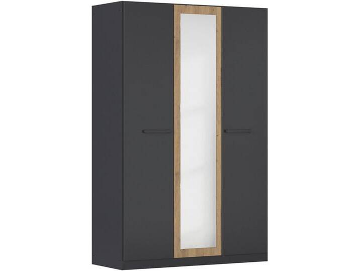 rauch Drehtürenschrank Kleiderschrank Schrank Garderobe Garderobenschrank Stauraumwunder MODI optional mit Spiegel MADE IN GERMANY, grau von Rauch