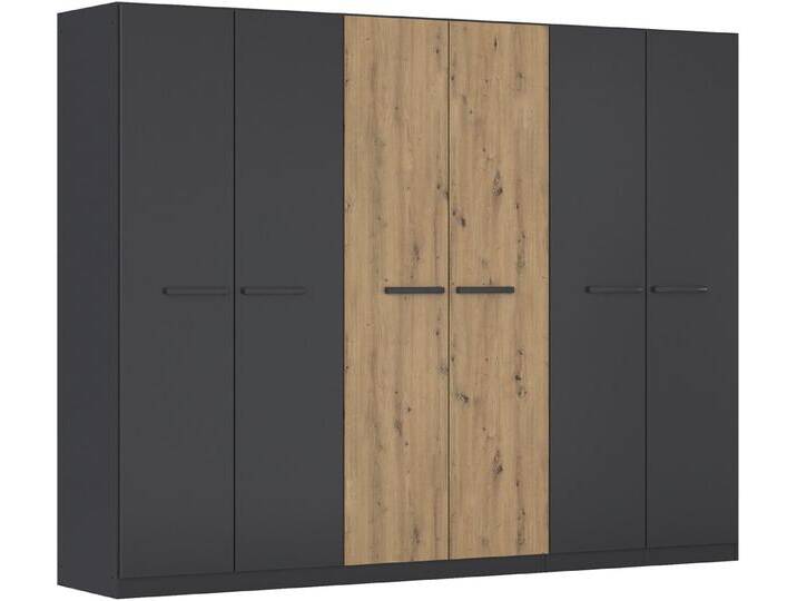 rauch Drehtürenschrank Kleiderschrank Schrank Garderobe Garderobenschrank Stauraumwunder MODI optional mit Spiegel MADE IN GERMANY, grau rauch Drehtürenschrank Kleiderschrank Schrank Garderobe Garderobenschrank Stauraumwunder MODI optional mit Spiegel MADE IN GERMANY, grau von Rauch