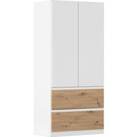rauch Drehtürenschrank "Kleiderschrank Schrank Garderobe Wäscheschrank COSTA in 3 Breiten", viel Platz, grifflose Front und Push-to-Open Funktion MADE IN GERMANY von Rauch