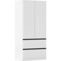 rauch Drehtürenschrank "Kleiderschrank Schrank Garderobe Wäscheschrank COSTA in 3 Breiten", viel Platz, grifflose Front und Push-to-Open Funktion MADE IN GERMANY von Rauch