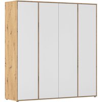 rauch Drehtürenschrank "Kleiderschrank Schrank Garderobe Wäscheschrank NABILA viel Stauraum", (in 3 verschiedenen Ausstattungen BASIC/CLASSIC/PREMIUM), in 2 Breiten mit Push-to-Open Funktion TOPSELLER MADE IN GERMANY von Rauch