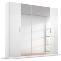 rauch Drehtürenschrank "Koluna", Hochglanzfront mit Spiegel, inkl. 2 Innenschubladen sowie extra Böden von Rauch