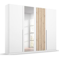 rauch Drehtürenschrank "Kleiderschrank Schrank Garderobe Garderobenschrank LAMELLA", elegante Lamellen-Auflage in 3D Akustikpaneel Optik MADE IN GERMANY von Rauch