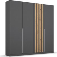 rauch Drehtürenschrank "Kleiderschrank Schrank Garderobe Garderobenschrank LAMELLA", elegante Lamellen-Auflage in 3D Akustikpaneel Optik MADE IN GERMANY von Rauch