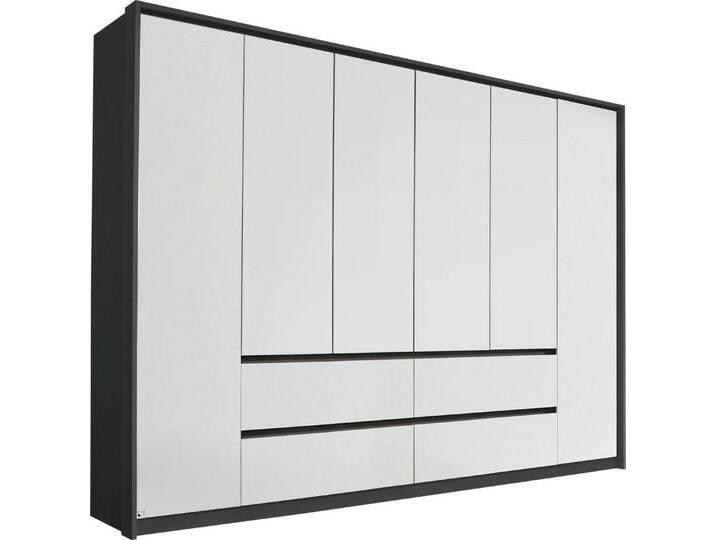 rauch Drehtürenschrank Mainz mit Passepartout optional mit Beleuchtung, Außentüren mit Push-to-Open Funktion, grau, Graumetallic/Alpinweiß rauch Drehtürenschrank Mainz mit Passepartout optional mit Beleuchtung, Außentüren mit Push-to-Open Funktion, grau, Graumetallic/Alpinweiß von Rauch