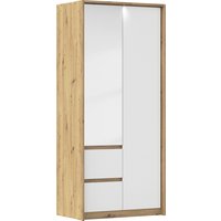 rauch Drehtürenschrank "Mainz mit Spiegel und Passepartout" optional mit Beleuchtung, Außentüren mit Push-to-Open Funktion rauch Drehtürenschrank "Mainz mit Spiegel und Passepartout" optional mit Beleuchtung, Außentüren mit Push-to-Open Funktion von Rauch