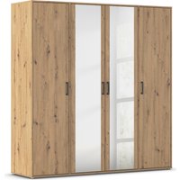rauch Drehtürenschrank "Kleiderschrank Schrank Garderobe Wäscheschrank VOYAGER", (in 3 verschiedenen Ausstattungen BASIC/CLASSIC/PREMIUM), mit modernen Griffen in Graumetallic und Spiegel von Rauch