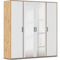 rauch Drehtürenschrank "Kleiderschrank Schrank Garderobe Wäscheschrank VOYAGER", (in 3 verschiedenen Ausstattungen BASIC/CLASSIC/PREMIUM), mit modernen Griffen in Graumetallic und Spiegel von Rauch
