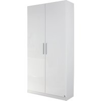 rauch Garderobenschrank "Garderobe Drehtürenschrank Kleiderschrank Schrank Schuhschrank MINOSA", Breite 91 cm, ausziehbare Kleiderstange 6 Schuhablagen MADE IN GERMANY von Rauch