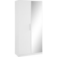rauch Garderobenschrank "Garderobe Drehtürenschrank Kleiderschrank Schrank Schuhschrank MINOSA", Breite 91 cm, ausziehbare Kleiderstange 6 Schuhablagen MADE IN GERMANY von Rauch