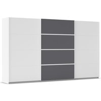 rauch Kleiderschrank "Schwebetürenschrank Garderobe Schrank TOP ANGEBOT Avola", (in 3 verschiedenen Ausstattungen BASIC/CLASSIC/PREMIUM), mit eleganten Zierleisten in Chrom, Schwarz oder Weiß MADE IN GERMANY von Rauch