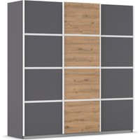 rauch Kleiderschrank "Schwebetürenschrank Garderobe Schrank TOP ANGEBOT Avola", (in 3 verschiedenen Ausstattungen BASIC/CLASSIC/PREMIUM), mit eleganten Zierleisten in Chrom, Schwarz oder Weiß MADE IN GERMANY von Rauch