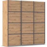 rauch Kleiderschrank "Schwebetürenschrank OTTO´s Choice Garderobe Schrank TOP ANGEBOT Avola", (in 3 verschiedenen Ausstattungen BASIC/CLASSIC/PREMIUM), mit eleganten Zierleisten in Chrom, Schwarz oder Weiß MADE IN GERMANY von Rauch