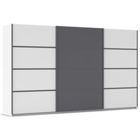 rauch Kleiderschrank "Schwebetürenschrank Garderobe Schrank TOP ANGEBOT Avola", (in 3 verschiedenen Ausstattungen BASIC/CLASSIC/PREMIUM), mit eleganten Zierleisten in Chrom, Schwarz oder Weiß MADE IN GERMANY von Rauch
