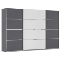 rauch Kleiderschrank "Schwebetürenschrank Garderobe Schrank TOP ANGEBOT Avola", (in 3 verschiedenen Ausstattungen BASIC/CLASSIC/PREMIUM), mit eleganten Zierleisten in Chrom, Schwarz oder Weiß MADE IN GERMANY von Rauch