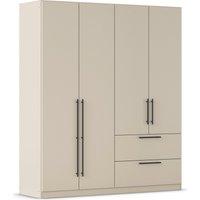 rauch Kleiderschrank "Drehtürenschrank Schrank Garderobe Wäscheschrank Schlafzimmer AVOLA", (in 3 verschiedenen Ausstattungen BASIC/CLASSIC/PREMIUM), mit hochwertigen Stangengriffen aus Metall in Schwarz MADE IN GERMANY von Rauch