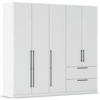 rauch Kleiderschrank "Drehtürenschrank Schrank Garderobe Wäscheschrank Schlafzimmer AVOLA", (in 3 verschiedenen Ausstattungen BASIC/CLASSIC/PREMIUM), mit hochwertigen Stangengriffen aus Metall in Schwarz MADE IN GERMANY von Rauch