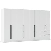 rauch Kleiderschrank "Drehtürenschrank Schrank Garderobe Wäscheschrank Schlafzimmer AVOLA" in 3 verschiedenen Ausstattungen BASIC/CLASSIC/PREMIUM, mit hochwertigen Stangengriffen aus Metall in Schwarz MADE IN GERMANY von Rauch