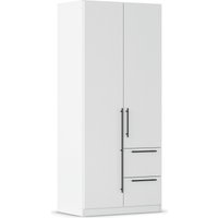 rauch Kleiderschrank "Drehtürenschrank Schrank Garderobe Wäscheschrank Schlafzimmer AVOLA", (in 3 verschiedenen Ausstattungen BASIC/CLASSIC/PREMIUM), mit hochwertigen Stangengriffen aus Metall in Schwarz MADE IN GERMANY von Rauch