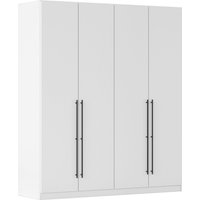 rauch Kleiderschrank "Drehtürenschrank Schrank Garderobe Wäscheschrank Schlafzimmer AVOLA", (in 3 verschiedenen Ausstattungen BASIC/CLASSIC/PREMIUM), mit hochwertigen Stangengriffen in Schwarz aus Metall MADE IN GERMANY von Rauch