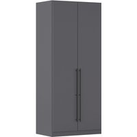rauch Kleiderschrank "Drehtürenschrank Schrank Garderobe Wäscheschrank Schlafzimmer AVOLA", (in 3 verschiedenen Ausstattungen BASIC/CLASSIC/PREMIUM), mit hochwertigen Stangengriffen in Schwarz aus Metall MADE IN GERMANY von Rauch