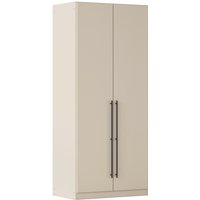 rauch Kleiderschrank "Drehtürenschrank Schrank Garderobe Wäscheschrank Schlafzimmer AVOLA", (in 3 verschiedenen Ausstattungen BASIC/CLASSIC/PREMIUM), mit hochwertigen Stangengriffen in Schwarz aus Metall MADE IN GERMANY von Rauch