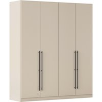 rauch Kleiderschrank "Drehtürenschrank Schrank Garderobe Wäscheschrank Schlafzimmer AVOLA", (in 3 verschiedenen Ausstattungen BASIC/CLASSIC/PREMIUM), mit hochwertigen Stangengriffen in Schwarz aus Metall MADE IN GERMANY von Rauch