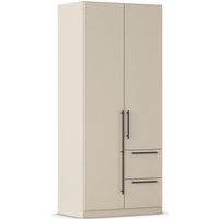 rauch Kleiderschrank "Drehtürenschrank Schrank Garderobe Wäscheschrank Schlafzimmer AVOLA", (in 3 verschiedenen Ausstattungen BASIC/CLASSIC/PREMIUM), mit hochwertigen Stangengriffen in Schwarz aus Metall MADE IN GERMANY von Rauch