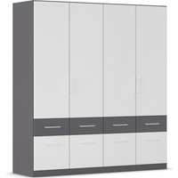 rauch Kleiderschrank "Kleiderschrank Schrank Garderobe Wäscheschrank DUNDEE", (mit 3 Griff-Varianten), Schubladen in zwei Höhen, optional mit Spiegel MADE IN GERMANY von Rauch