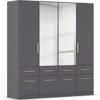 rauch Kleiderschrank "Kleiderschrank Schrank Garderobe Wäscheschrank DUNDEE", (mit 3 Griff-Varianten), Schubladen in zwei Höhen, optional mit Spiegel MADE IN GERMANY von Rauch