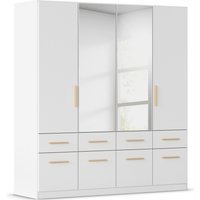 rauch Kleiderschrank "Kleiderschrank Schrank Garderobe Wäscheschrank DUNDEE", (mit 3 Griff-Varianten), Schubladen in zwei Höhen, optional mit Spiegel MADE IN GERMANY von Rauch