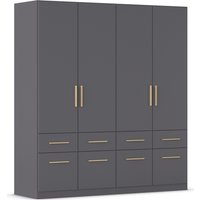 rauch Kleiderschrank "Kleiderschrank Schrank Garderobe Wäscheschrank DUNDEE", (mit 3 Griff-Varianten), Schubladen in zwei Höhen, optional mit Spiegel MADE IN GERMANY von Rauch