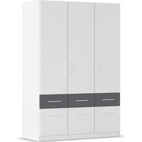 rauch Kleiderschrank "Kleiderschrank Schrank Garderobe Wäscheschrank DUNDEE", (mit 3 Griff-Varianten), Schubladen in zwei Höhen, optional mit Spiegel MADE IN GERMANY von Rauch