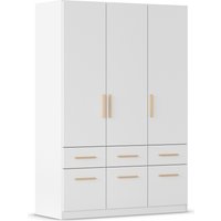 rauch Kleiderschrank "Kleiderschrank Schrank Garderobe Wäscheschrank DUNDEE", (mit 3 Griff-Varianten), Schubladen in zwei Höhen, optional mit Spiegel MADE IN GERMANY von Rauch