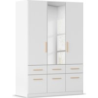 rauch Kleiderschrank "Kleiderschrank Schrank Garderobe Wäscheschrank DUNDEE", (mit 3 Griff-Varianten), Schubladen in zwei Höhen, optional mit Spiegel MADE IN GERMANY von Rauch