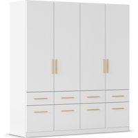 rauch Kleiderschrank "Kleiderschrank Schrank Garderobe Wäscheschrank DUNDEE", (mit 3 Griff-Varianten), Schubladen in zwei Höhen, optional mit Spiegel MADE IN GERMANY von Rauch