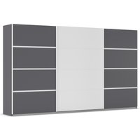 rauch Kleiderschrank "Schwebetürenschrank Garderobe Schrank TOP ANGEBOT Avola", (in 3 verschiedenen Ausstattungen BASIC/CLASSIC/PREMIUM), mit eleganten Zierleisten in Chrom, Schwarz oder Weiß MADE IN GERMANY von Rauch