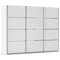 rauch Kleiderschrank "Schwebetürenschrank Garderobe Schrank TOP ANGEBOT Avola", (in 3 verschiedenen Ausstattungen BASIC/CLASSIC/PREMIUM), mit eleganten Zierleisten in Chrom, Schwarz oder Weiß MADE IN GERMANY von Rauch